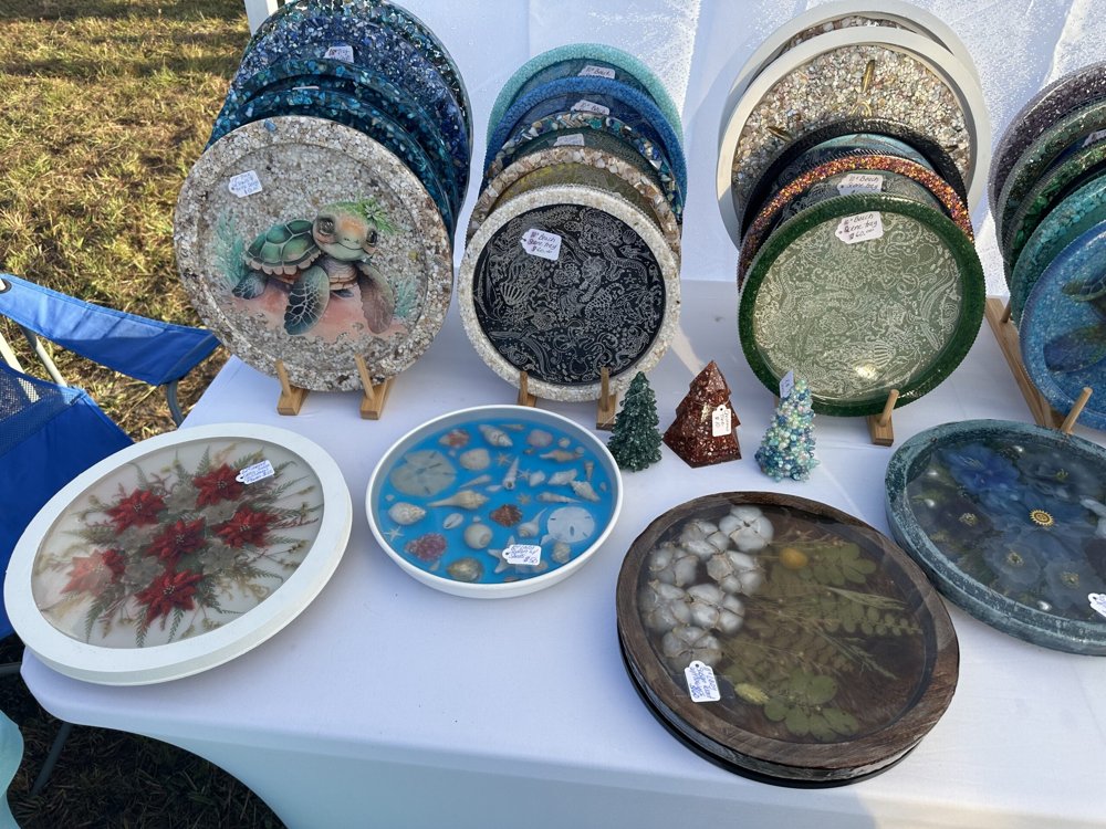 Resin & mixed media by Kristy Truman