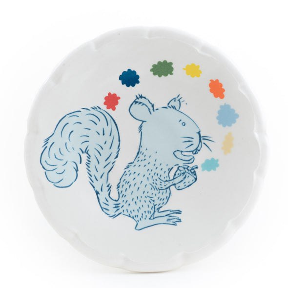 Squirrel Dessert Plate