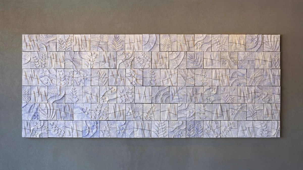 Architectural ceramic wall