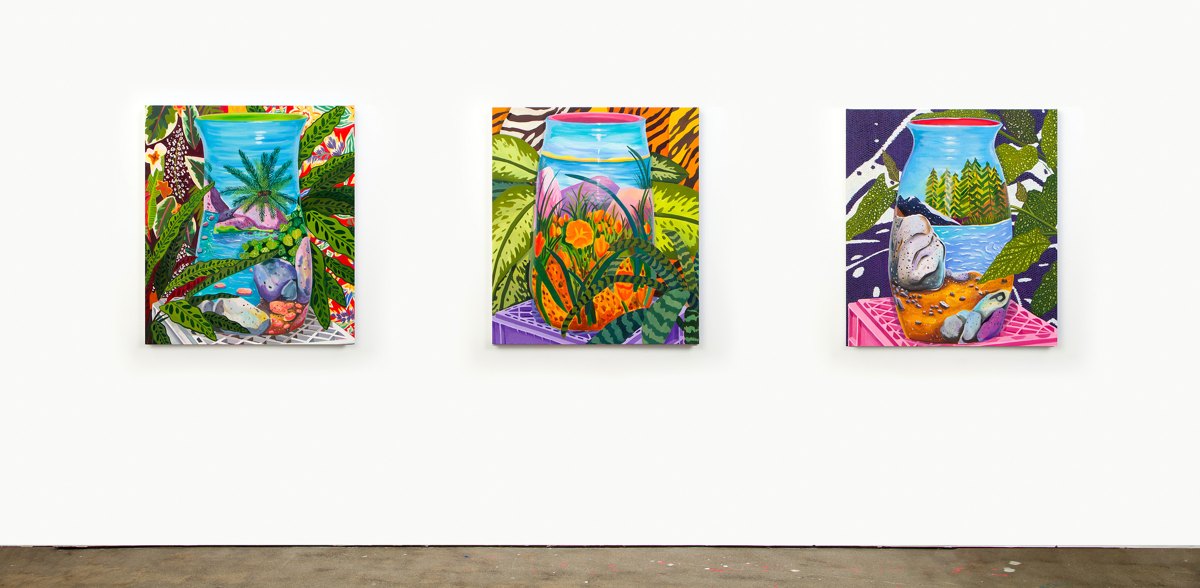 Paintings on view — selected work