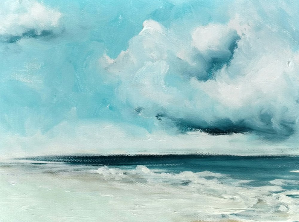 Painting by Joanna Frye