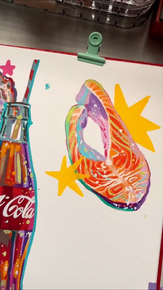 Painting by Lala Shroom